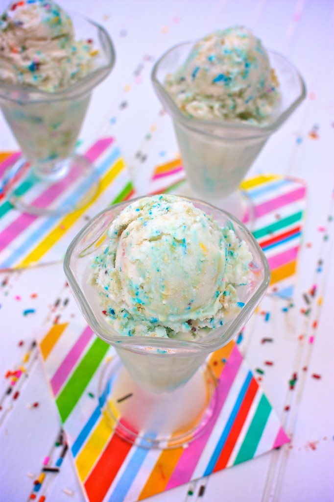 Dairy, Egg and Nut-Free Birthday Cake Ice Cream Recipe